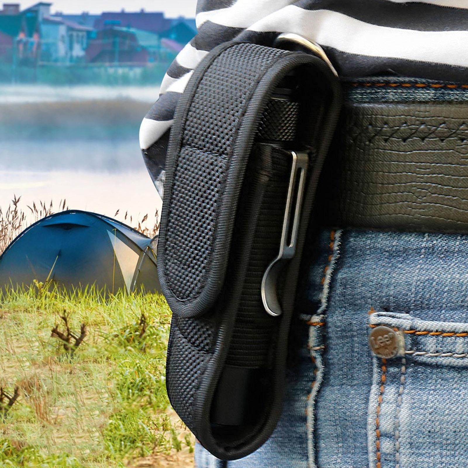 Outdoor Hunting Bag - LED Flashlight Protective Case Outdoor Waist
