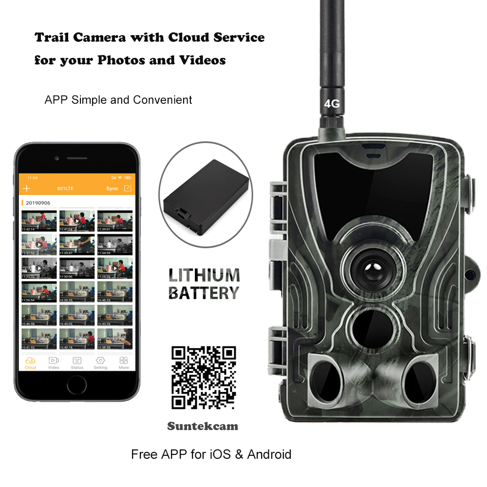Outdoor Hunting Video Camera - 4G Ứng Dụng Điều Khiển Đường
