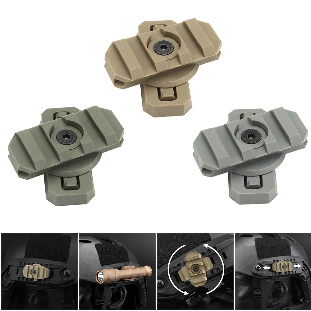 Outdoor Hunting Guide - 2pcs Tactical Helmet Side Rail Mount