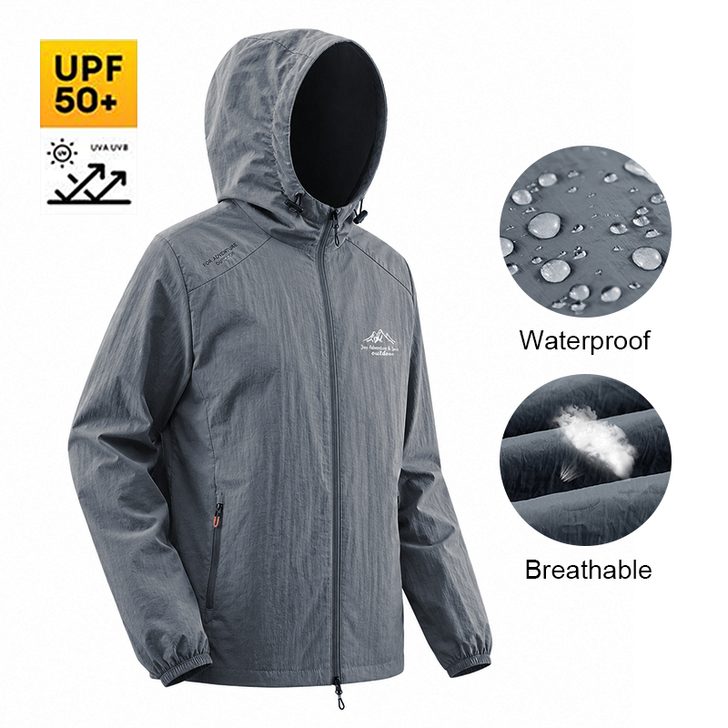 Hunting And Outdoor Shop - Summer Men's Hiking Jacket Waterproof Quick