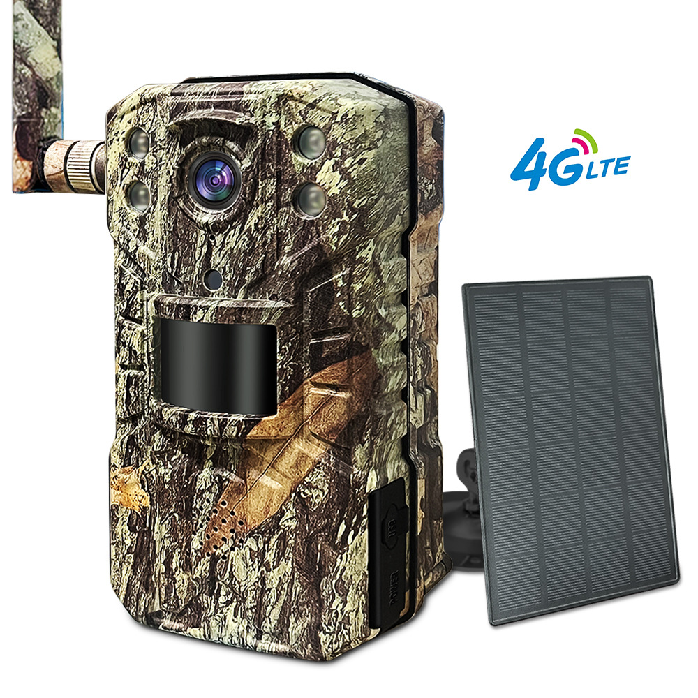 Outdoor Hunting Video Camera - 4G LTE Solar Hunting Trail Camera