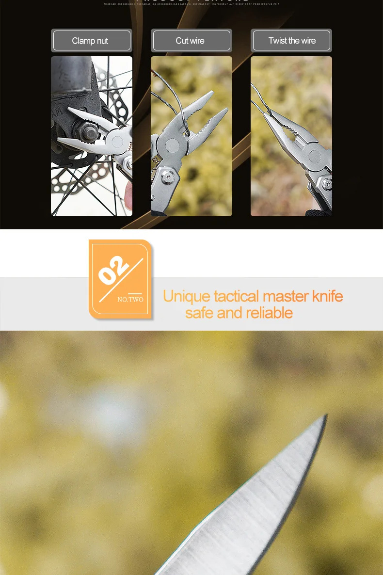 Folding Multi-tool Pocket Knif - đánh giá và giá Hunting Knife Outdoor