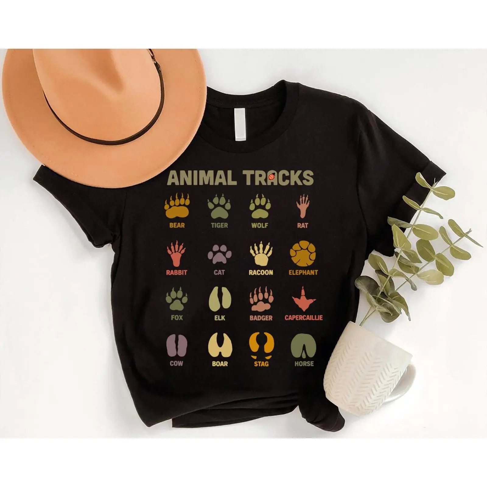 Animal Tracks Guide T Shirt Wi - đánh giá và giá Outdoor Hunting Guide