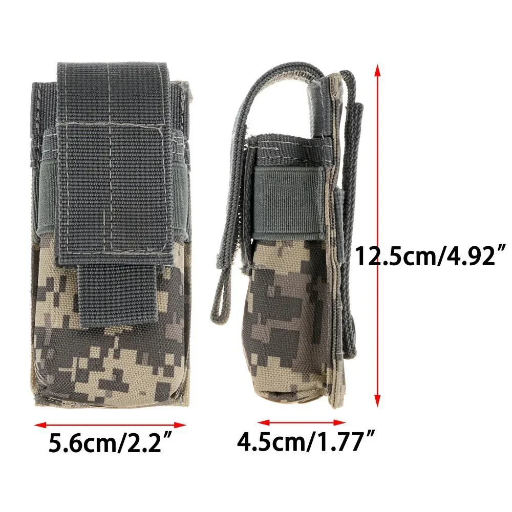 Tactical Molle Flashlight Pouc - đánh giá và giá Hunting Knife Outdoor