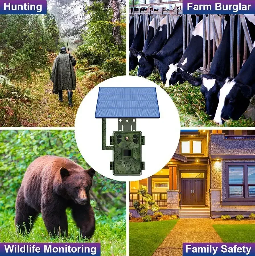 Solar Hunting Camera Mobile Re - đánh giá và giá Outdoor Hunting Video Camera