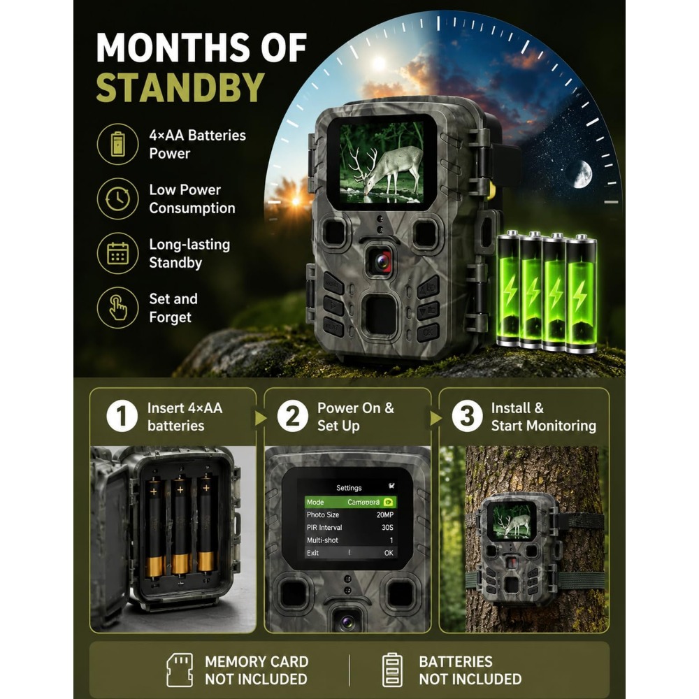 Mini Đường Mòn Game Camera Qua - đánh giá và giá Outdoor Hunting Video Camera