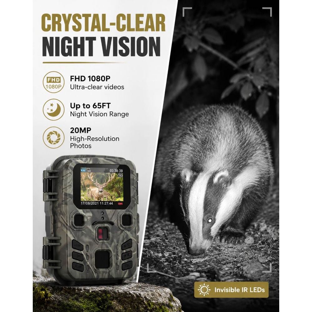 Mini Đường Mòn Game Camera Qua - đánh giá và giá Outdoor Hunting Video Camera