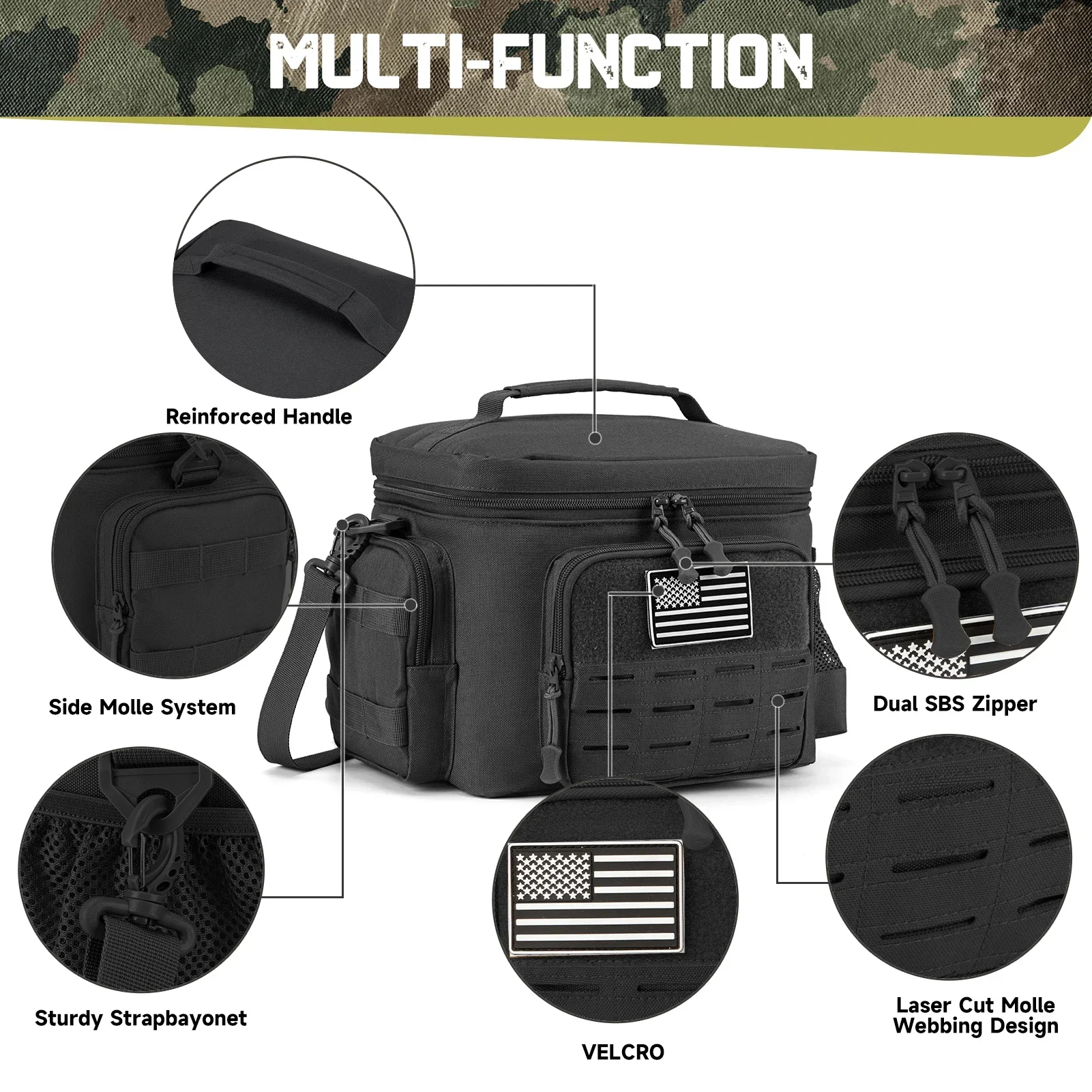 13L Tactical Thermal Cooler Ba - đánh giá và giá Outdoor Hunting Gear Storage