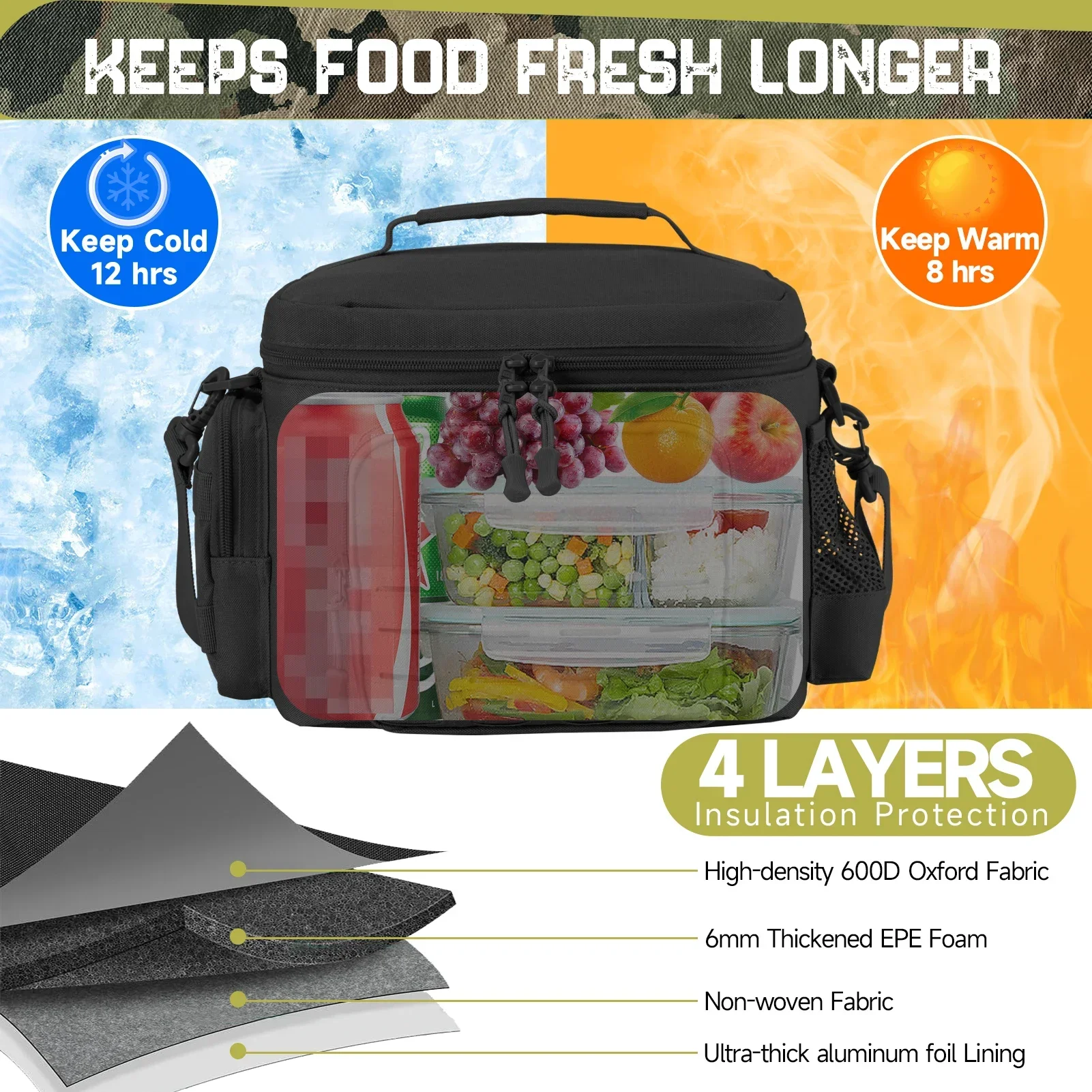 13L Tactical Thermal Cooler Ba - đánh giá và giá Outdoor Hunting Gear Storage