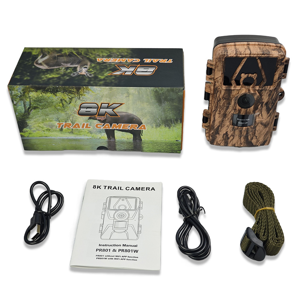 PR801W Ultra Clear 8K Video 60 - đánh giá và giá Outdoor Hunting Video Camera