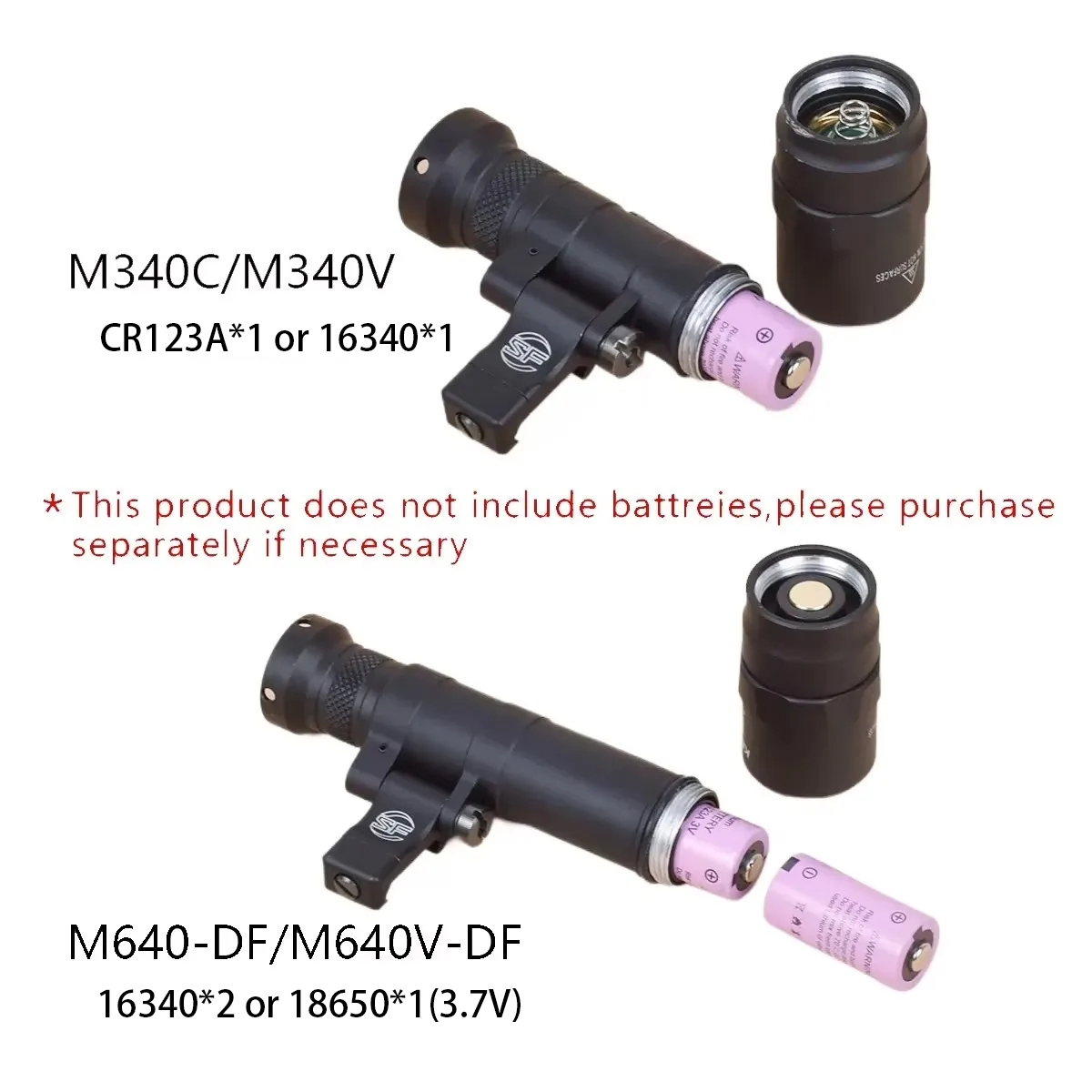 Surefir M600 M340 DF M640 SF F - đánh giá và giá Hunting And Outdoor Shop