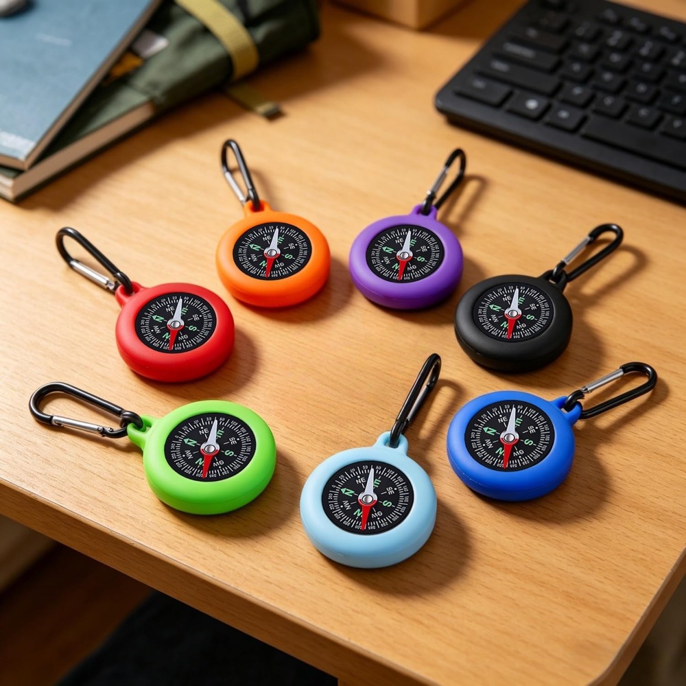 5-20 PCS Mini Compass Keychain - đánh giá và giá Outdoor Hunting House