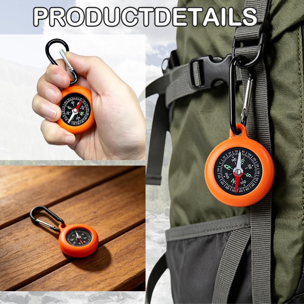 5-20 PCS Mini Compass Keychain - đánh giá và giá Outdoor Hunting House