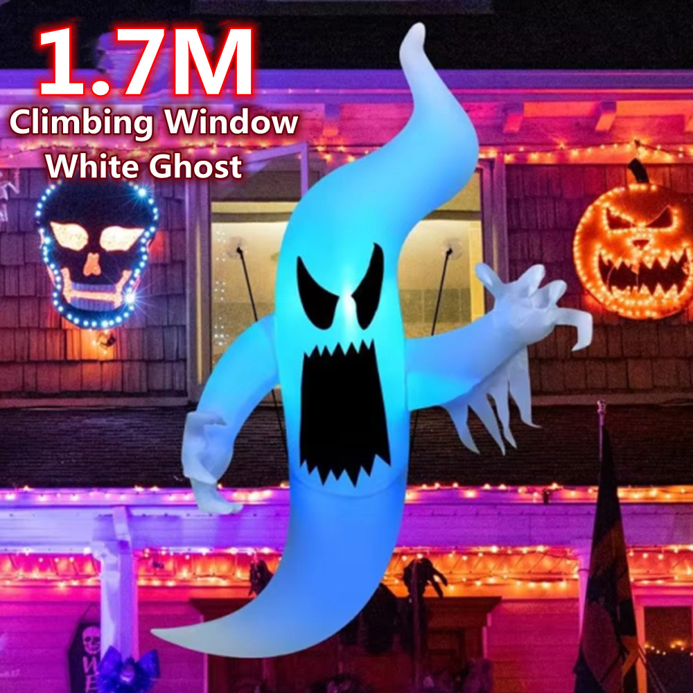1.7M Halloween Inflatable Wind - đánh giá và giá Outdoor Hunting House